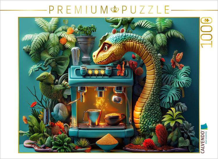 Produktbild: CALVENDO Puzzle Dino | 1000 Teile Lege-Gr&ouml;&szlig;e 64x48cm Foto-Puzzle f&uuml;r gl&uuml;ckliche Stunden