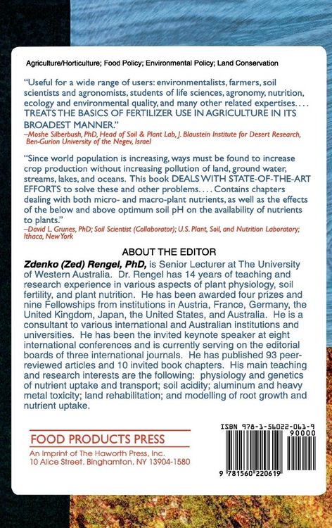 Produktbild: Nutrient Use in Crop Production