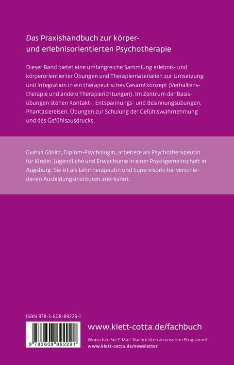 Produktbild: K&ouml;rper und Gef&uuml;hl in der Psychotherapie - Basis&uuml;bungen (Leben Lernen, Bd. 120)