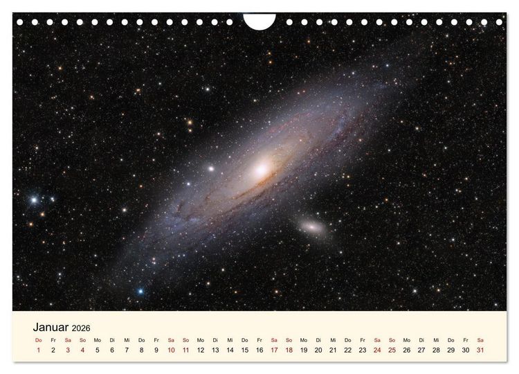 Produktbild: Distant Luminosity: Eine fotografische Reise durch das Universum (Wandkalender 2026 DIN A4 quer), CALVENDO Monatskalender