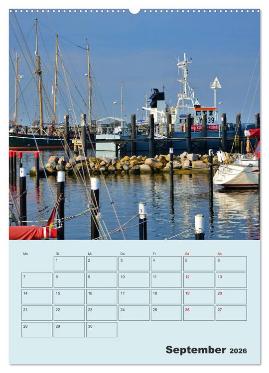 Produktbild: Moin Heiligenhafen (Wandkalender 2026 DIN A2 hoch), CALVENDO Monatskalender
