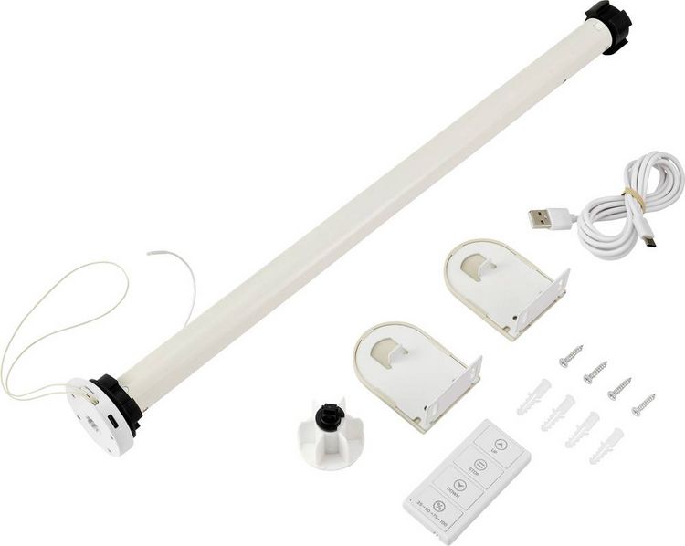 Produktbild: Sygonix SY-6872860 Rohrmotor-Set 40mm 3kg 10W 0.8 Nm