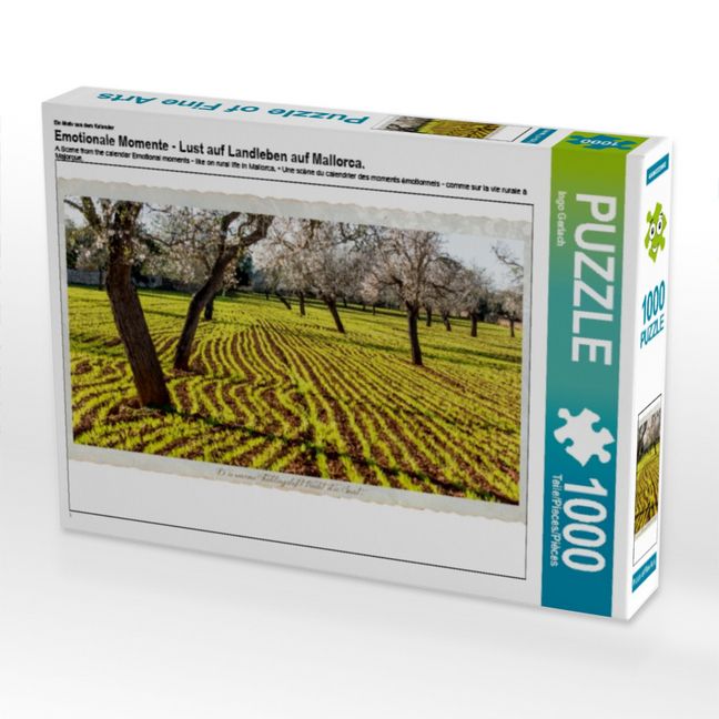 Produktbild: CALVENDO Puzzle Ein Motiv aus dem Kalender Emotionale Momente - Lust auf Landleben auf Mallorca. | 1000 Teile Lege-Gr&ouml;&szlig;e 64x48cm Foto-Puzzle f&uuml;r gl&uuml;ckliche Stunden