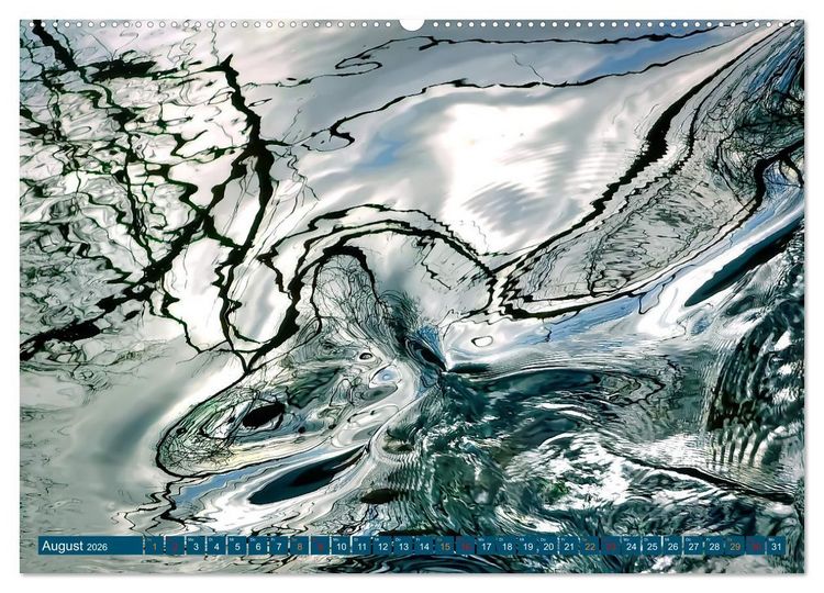 Produktbild: Bachwasser (hochwertiger Premium Wandkalender 2026 DIN A2 quer), Kunstdruck in Hochglanz