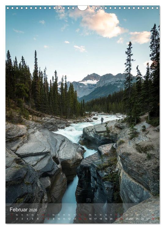 Produktbild: Die kanadischen Rockies (Wandkalender 2026 DIN A3 hoch), CALVENDO Monatskalender