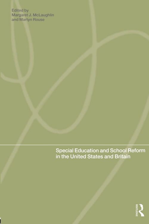 Produktbild: Special Education and School Reform in the United States and Britain