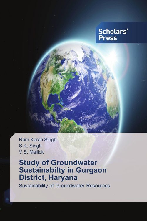Produktbild: Study of Groundwater Sustainabilty in Gurgaon District, Haryana