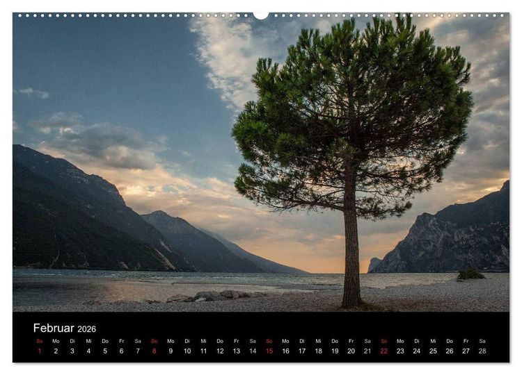 Produktbild: Die sch&ouml;nste Seite am Gardasee (Wandkalender 2026 DIN A2 quer), CALVENDO Monatskalender