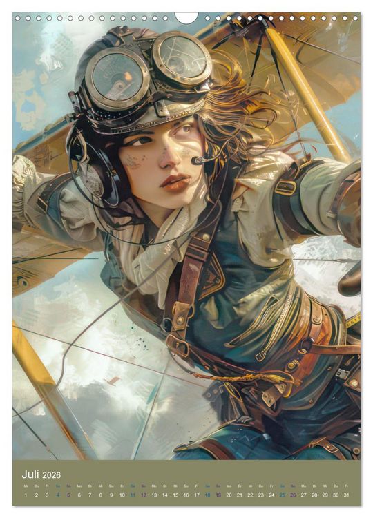 Produktbild: Steampunk Ladies auf Tour (Wandkalender 2026 DIN A3 hoch), CALVENDO Monatskalender