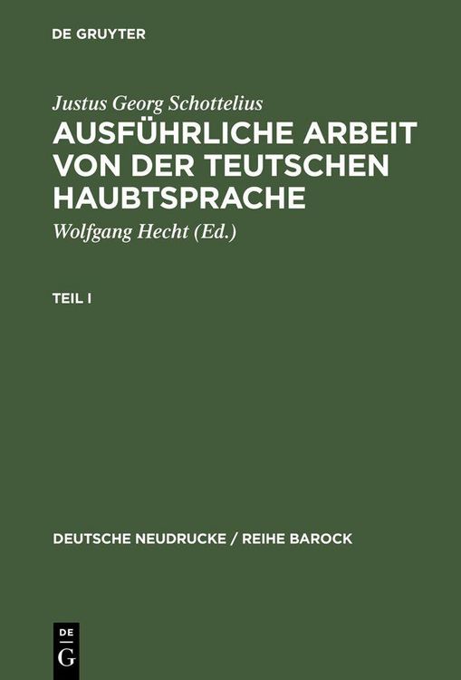 Produktbild: Ausf&uuml;hrliche Arbeit von der teutschen HaubtSprache
