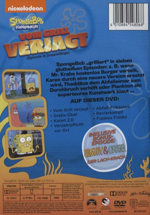 Produktbild: SpongeBob Schwammkopf - Vom Grill verjagt