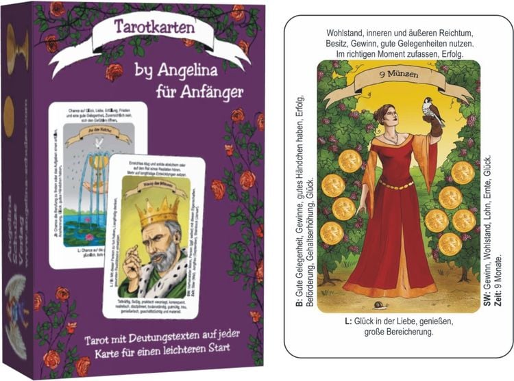 Produktbild: Tarotkarten by Angelina f&uuml;r Anf&auml;nger