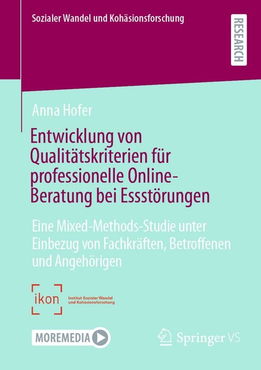 Produktbild: Entwicklung von Qualit&auml;tskriterien f&uuml;r professionelle Online-Beratung bei Essst&ouml;rungen