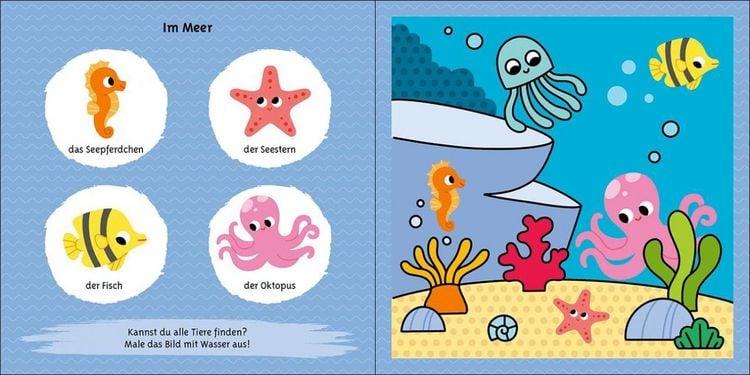Produktbild: Das magische Wassermalbuch - Tiere