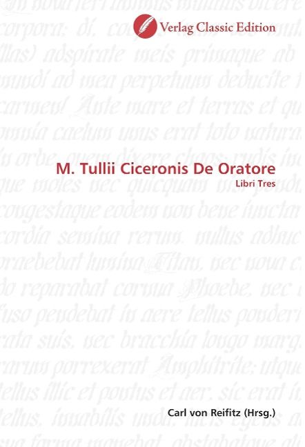 Produktbild: M. Tullii Ciceronis De Oratore