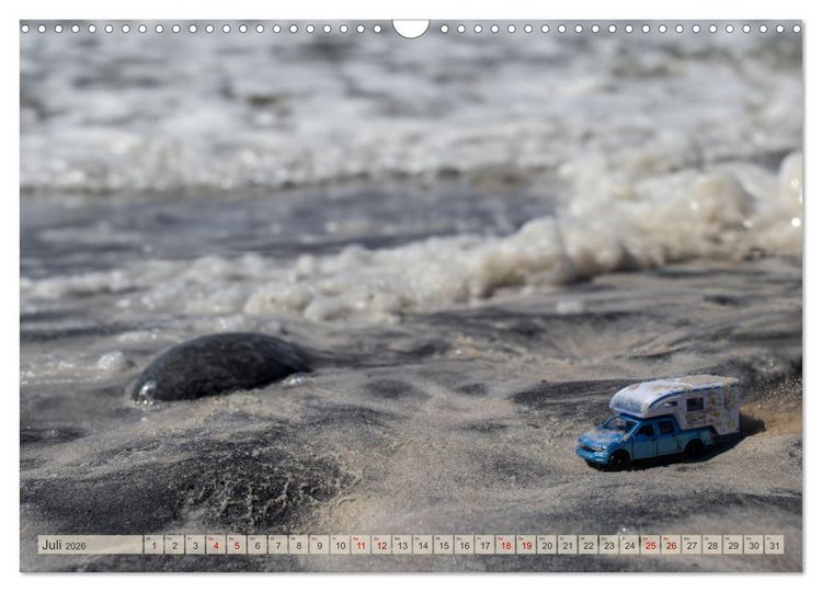 Produktbild: Miniature Caravaning: Gro&szlig;es Abenteuer mit kleinem Camper (Wandkalender 2026 DIN A3 quer), CALVENDO Monatskalender