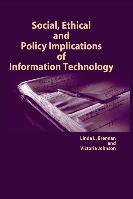 Produktbild: Social, Ethical and Policy Implications of Information Technology