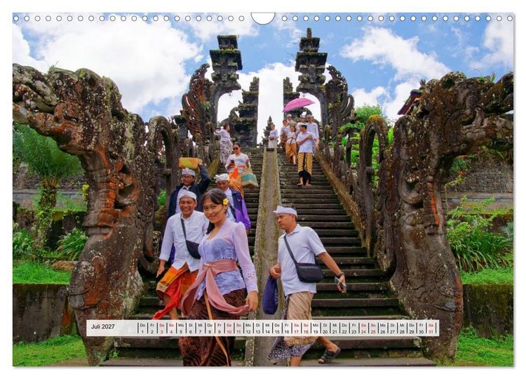 Produktbild: Bali - Faszination Indonesien (Wandkalender 2027 DIN A3 quer), CALVENDO Monatskalender