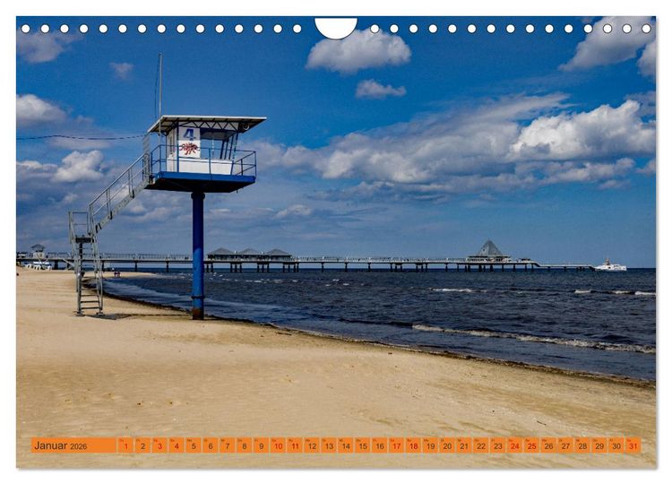 Produktbild: Mein Kaiserbad Heringsdorf (Wandkalender 2026 DIN A4 quer), CALVENDO Monatskalender