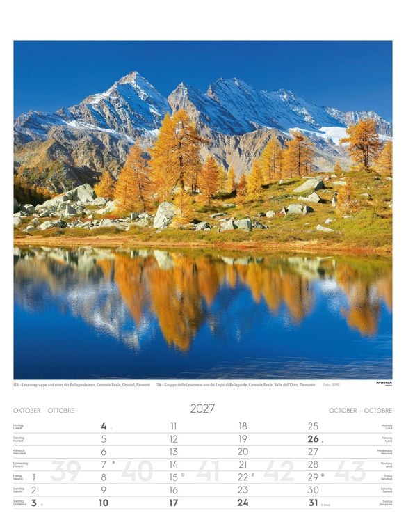 Produktbild: Alpen Kalender 2027