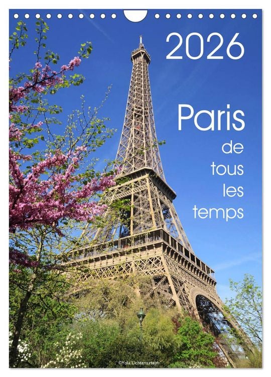 Produktbild: Paris de tous les temps (Calendrier mural 2026 DIN A4 horizontal), CALVENDO calendrier mensuel
