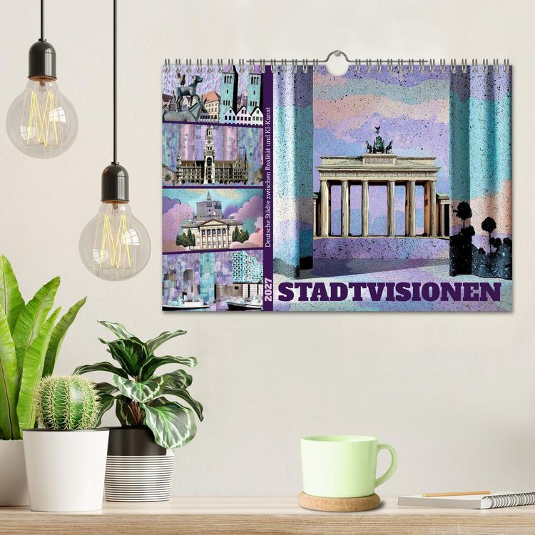 Produktbild: Stadtvisionen (Wandkalender 2027 DIN A4 quer), CALVENDO Monatskalender