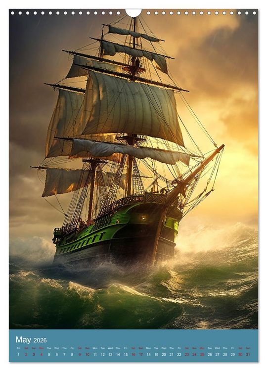 Produktbild: Weathering a Storm (Wall Calendar 2026 DIN A3 portrait), CALVENDO 12 Month Wall Calendar