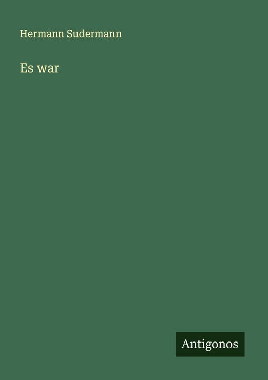 Produktbild: Es war