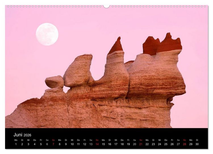 Produktbild: USA - Monumente der Sch&ouml;pfung (Wandkalender 2026 DIN A2 quer), CALVENDO Monatskalender