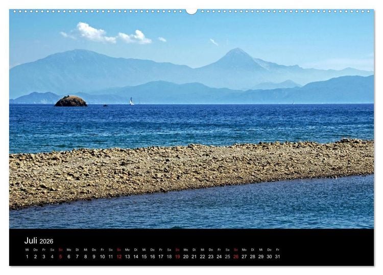 Produktbild: T&uuml;rkische Riviera - Entlang der lykischen K&uuml;ste (hochwertiger Premium Wandkalender 2026 DIN A2 quer), Kunstdruck in Hochglanz