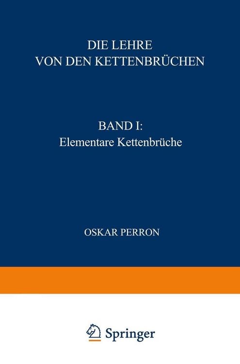 Produktbild: Die Lehre von den Kettenbr&uuml;chen
