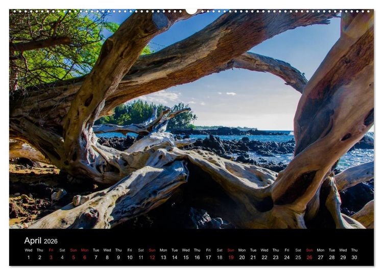 Produktbild: Paradise on Earth HAWAII (High Quality Premium Wall Calendar 2026 DIN A2 landscape),CALVENDO 12 Month Wall Calendar
