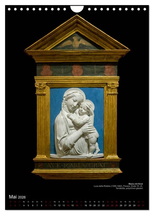 Produktbild: Maria - Mutter Gottes (Wandkalender 2026 DIN A4 hoch), CALVENDO Monatskalender