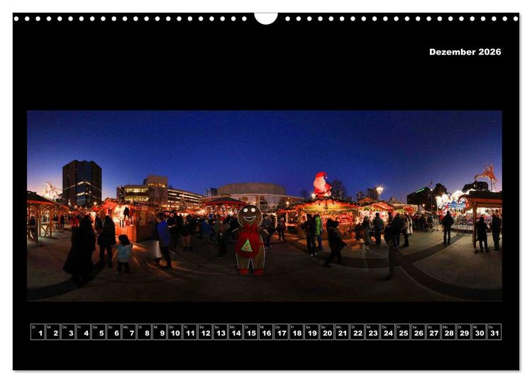 Produktbild: Vancouver / Kanada in faszinierender 360&deg; Panorama-Photographie (Wandkalender 2026 DIN A3 quer), CALVENDO Monatskalender