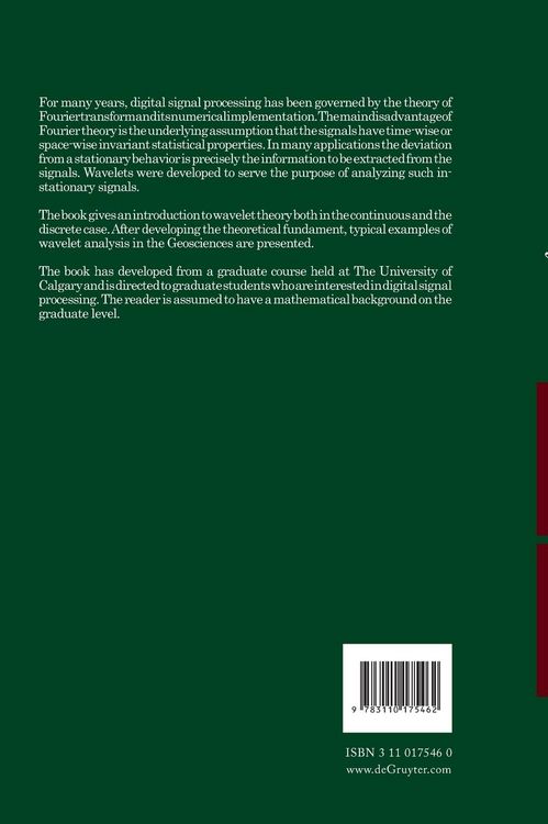 Produktbild: Wavelets in Geodesy and Geodynamics