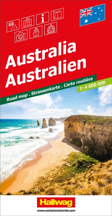 Produktbild: Hallwag Strassenkarte Australien 1:4 Mio.