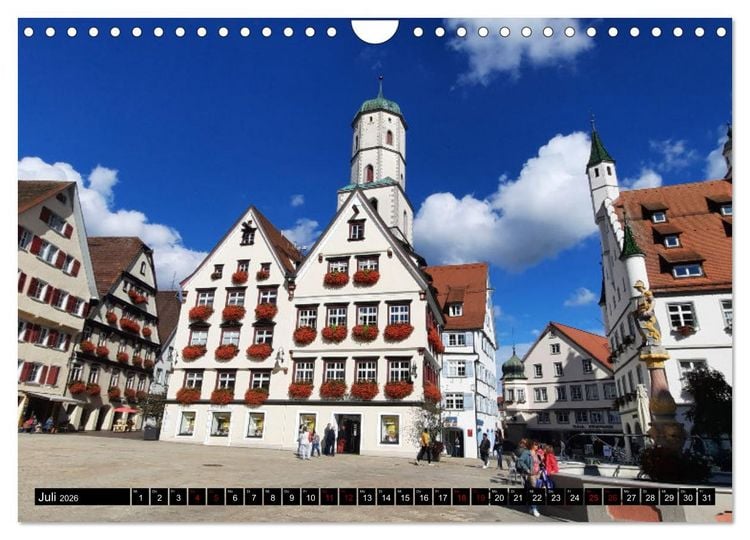 Produktbild: Biberach an der Ri&szlig; (Wandkalender 2026 DIN A4 quer), CALVENDO Monatskalender