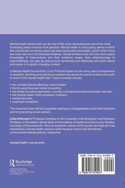 Produktbild: Mental Health Social Work