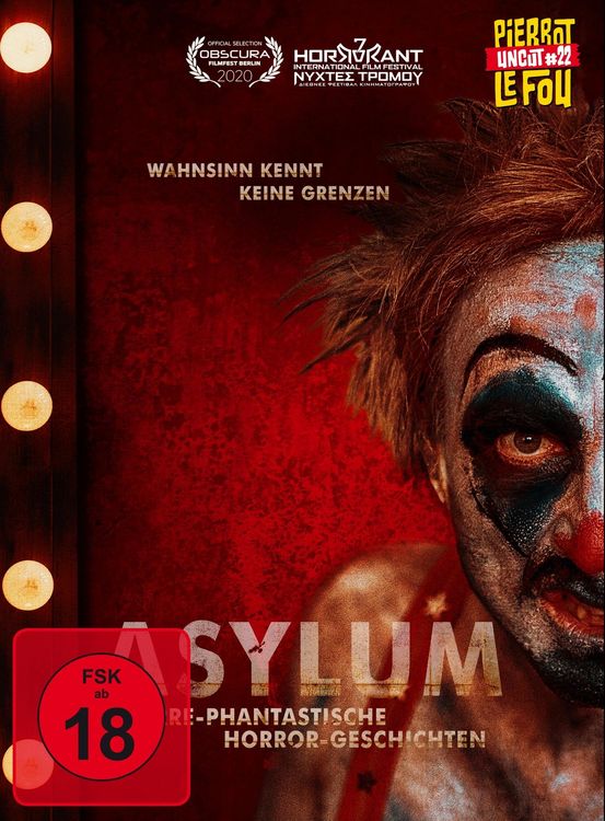 Produktbild: Asylum - Irre-phantastische Horror-Geschichten - Limited Edition - Mediabook (uncut) (+ DVD) - Cover A