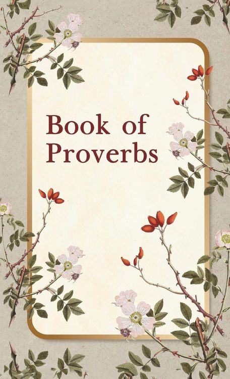 Produktbild: Book of Proverbs Hardcover