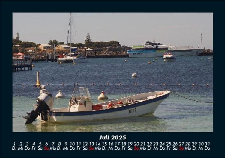 Produktbild: Boote 2025 Fotokalender DIN A5