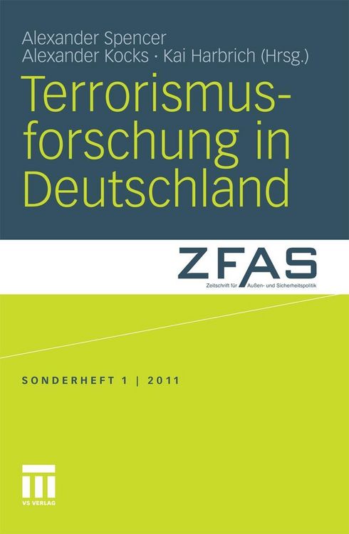 Produktbild: Terrorismusforschung in Deutschland