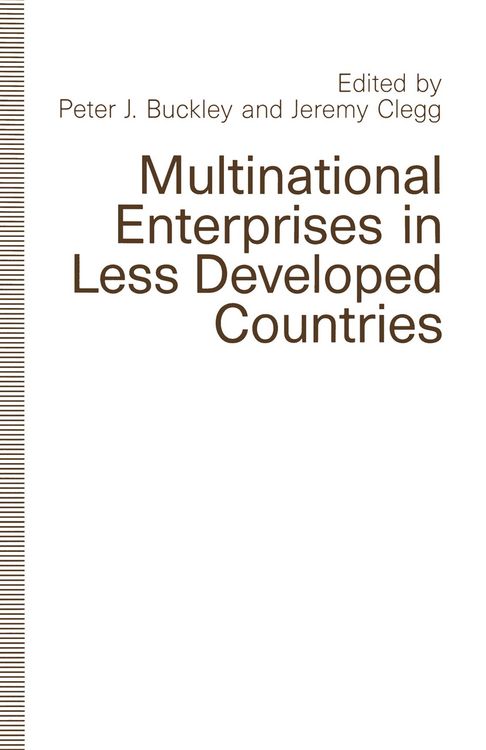 Produktbild: Multinational Enterprises in Less Developed Countries