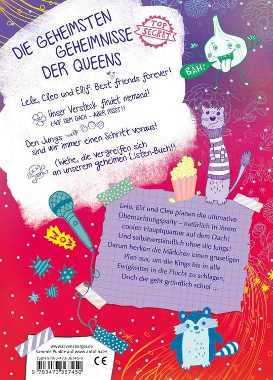 Produktbild: Leles Geheimclub, Band 2: &Uuml;bernachtungsparty bei den Queens