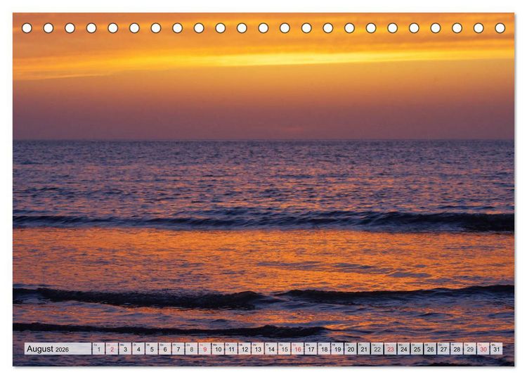 Produktbild: Nordseeinsel Amrum (Tischkalender 2026 DIN A5 quer), CALVENDO Monatskalender