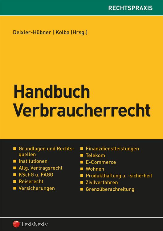 Produktbild: Handbuch Verbraucherrecht