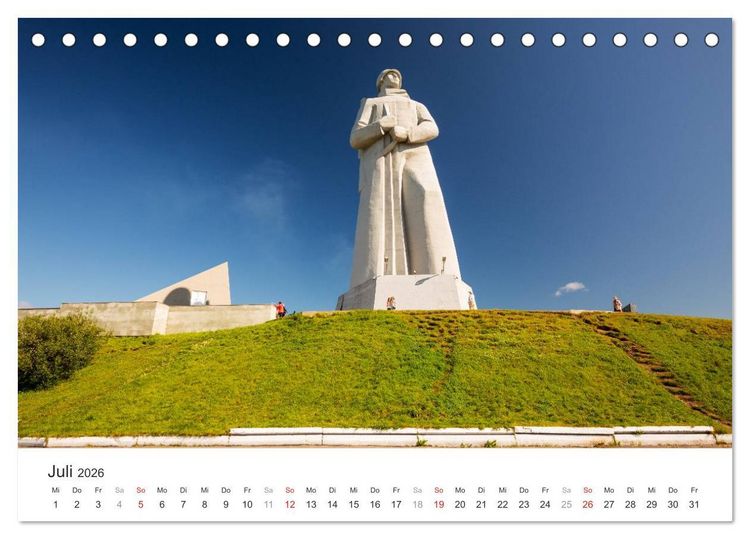 Produktbild: Russlands Norden 2026 (Tischkalender 2026 DIN A5 quer), CALVENDO Monatskalender
