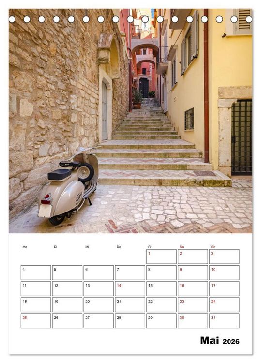 Produktbild: Gaeta Italien (Tischkalender 2026 DIN A5 hoch), CALVENDO Monatskalender