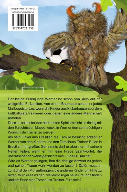 Produktbild: Der kleine Eulenjunge Werner und sein gro&szlig;er Fu&szlig;ball-Traum