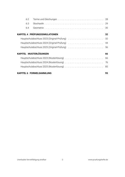 Produktbild: Pr&uuml;fungsheft & Training - 2026 Mathematik Hauptschule 9. Klasse &ndash; Niedersachsen &ndash; Original-Pr&uuml;fungen und L&ouml;sungen